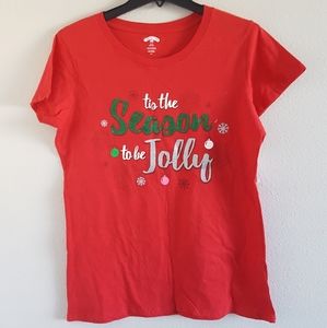 Holiday Christmas Womens Tee "Tis the Season"